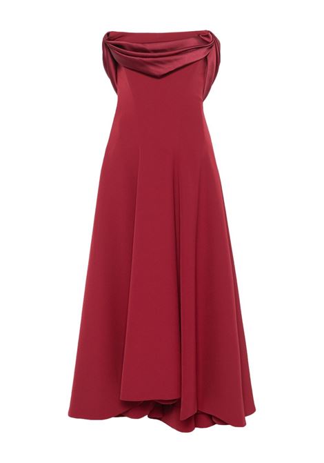 Abito midi Salma in borgogna Rhea Costa - donna RHEA COSTA | 24069DRBRD